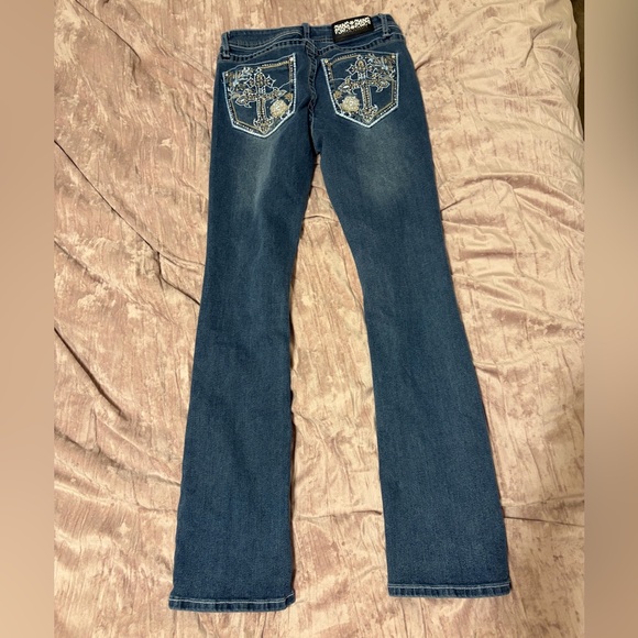 J For Justify Rhinestone Bootcut Jeans - Picture 1 of 4